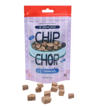 Chip Chop Freeze Dried Chicken Liver Dog Treat-35g