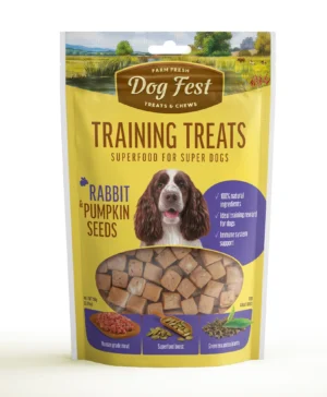 Dog Fest Training Treats Rabbit & Pumpkin Seeds-90g