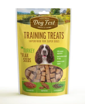 Dog Fest Training Treats Turkey & Flax Seeds-90g