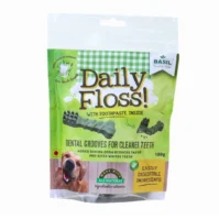 Basil Daily Floos With Toothpaste Stuffing – Dental Treats for Dogs