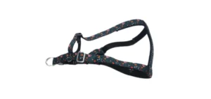 Kennel Paws Padded Nylon Printed Click Lock Adjustable Harness(1")