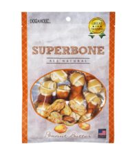 Dogaholic Superbone Peanut Butter Knotted Pet Treats