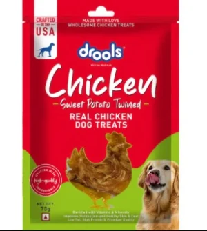 Drools Chicken Sweet Potato Twined Dog Treats-70gm