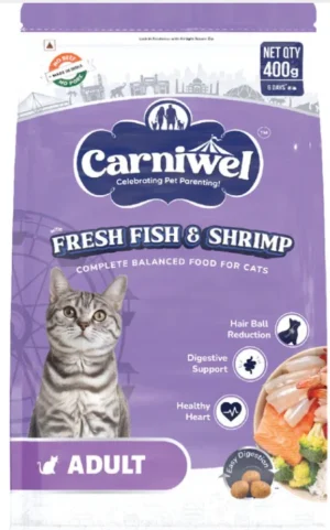 Carniwel Fresh Fish & Shrimp Cat Food – Adult Grain-Free Diet