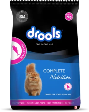 Drools Mackerel Adult Cat Food – High Protein & Taurine