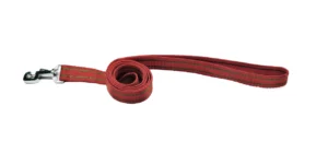 Kennel Nylon Pattern Leash (3/4") - Red