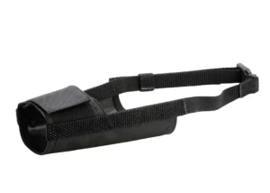 Kennel Adjustable Nylon Muzzle (Large) - Red