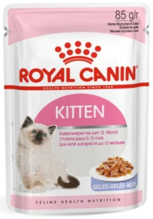 Royal Canin Kitten Jelly Gelatina Gele Pouch 85 gm