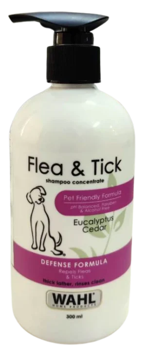 Wahl Flea & Tick Eucalyptus Cedar Concentrate Shampoo - 300ml